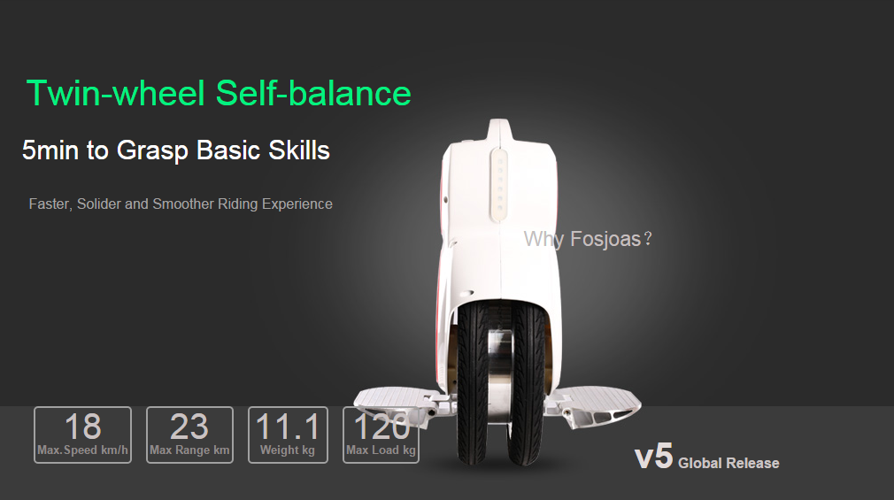 FOSJOAS v3 self-balancing electric unicycle