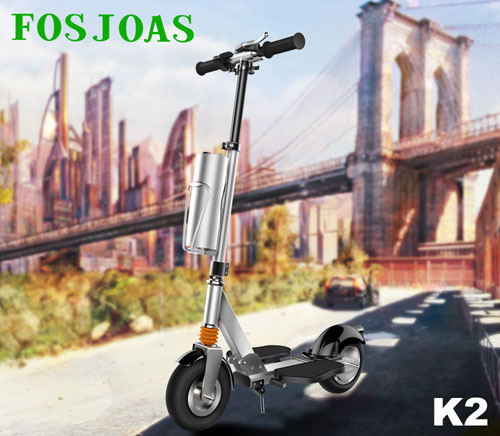 2-wheeled electric scooter