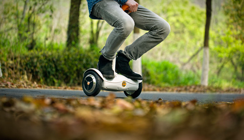 sentada-postura scooter eléctrico