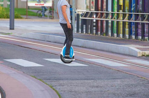 twin-wheeled electric scooter