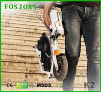when meet stairs, fold Fosjoas K2 scooter wheel balance is also have no burden