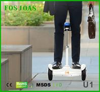 ride Fosjoas U1 mini electric scooter to work, free my feet