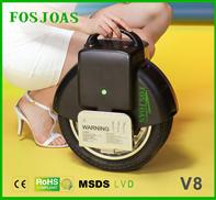 Fosjoas V8 black twin wheel scooter for women