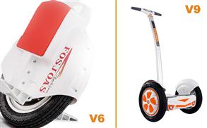 Fosjoas V6 single-wheeled intelligent scooter & V9 two-wheeled intelligent scooter