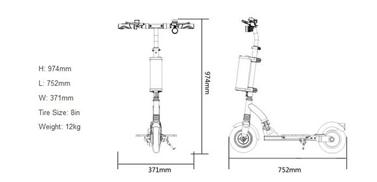 Fosjoas K5 electric scooter Specifications