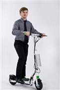 Fosjoas K5 electric scooter, just like ride bicycle