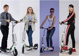 trendsetters all like Fosjoas K5 folding electric scooters
