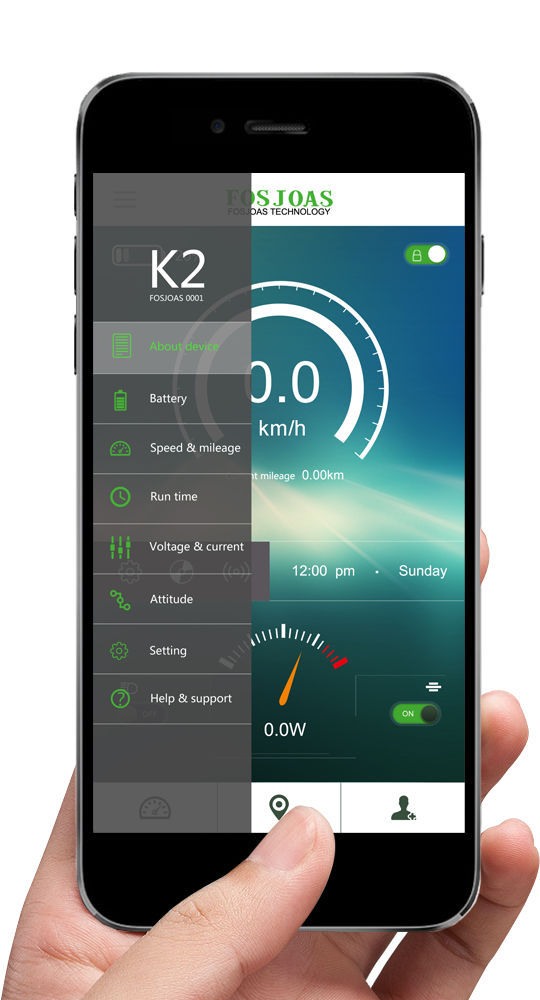 Fosjoas K2 electric scooter app
